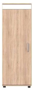 Ντουλάπα Μονόφυλλη Fenia 3 Oak Sonoma + White 50x142x50cm - GRA660