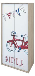 BICYCLE ΝΤΟΥΛΑΠΑ SONOMA ΜΕ PATTERN 90x50xH190cm