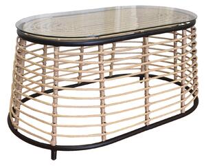 LOOM COFFEE TABLE ΦΥΣΙΚΟ 95x55xH45cm