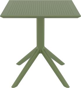 SKY OLIVE GREEN 70X70X74εκ. ΤΡΑΠΕΖΙ ΠΟΛ/ΝΙΟΥ