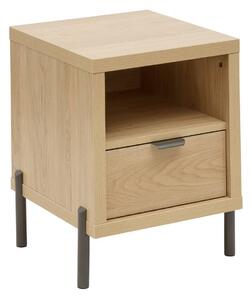 Κομοδίνο 5five Alvo, MDF, φυσικό μπεζ, 50,5 cm