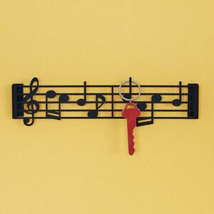Κλειδοθήκη (21x1x6.1) Balvi By Octopus Music Black
