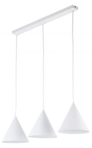 Κρεμαστό Φωτιστικό Οροφής 3xE27 75cm Cono TK Lighting 10011 Λευκό