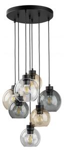 Κρεμαστό Φωτιστικό Οροφής 7xE27 Γυαλί Cubus TK Lighting 10246 Πολύχρωμο