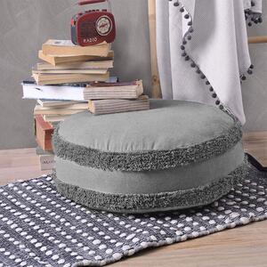 Πουφ (Φ45x18) Rythmos Inca 01 Grey