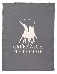 Κουβέρτα Fleece Μονή (3489-3491) Greenwich Polo Club - 110 - Grey