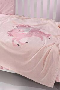 Βρεφική Κουβέρτα Ultra Soft Pinto 110Χ140 Saint Clair - 124-Pink