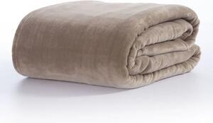 Κουβέρτα Fleece Μονή Cosy Nef Nef - 95 - Beige