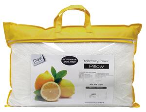 Μαξιλάρι Ύπνου Σκληρό Memory Foam Ανατομικό Lemon Das Home