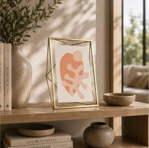 Κορνίζα Prisma Umbra με διαστάσεις 25x7x30cm και διαστάσεις φωτογραφίας 20x25cm - Brass