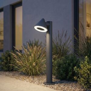 Lindby Φωτιστικό δρόμου LED Soran, μαύρο, 60 cm, μέταλλο, IP44, Μαύρο, Μέταλλο, σύγχρονο