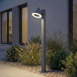 Lindby Φωτιστικό διαδρόμου LED Soran, μαύρο, 100 cm, μέταλλο, IP44, Μαύρο, Μέταλλο, σύγχρονο