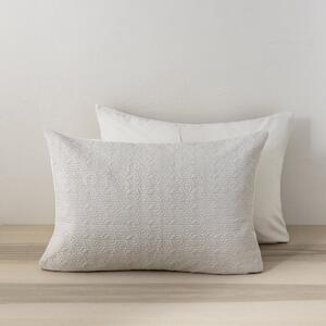 Ζεύγος Μαξιλαροθήκες Καπιτονέ (52x72) Nima Orion Sand Beige/L.Beige