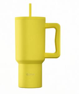 Κούπα Θερμός Με Λαβή & Καλαμάκι 900ml Estia Save The Aegean Tumbler Sunbeam 01-41496