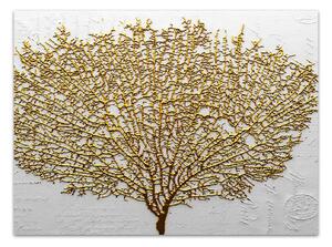 Πίνακας σε καμβά "Golden Tree" Megapap ψηφιακής εκτύπωσης 100x70x3εκ