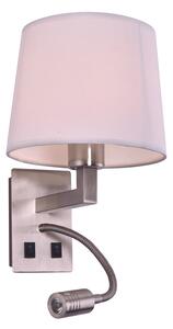 ARB-237-2A DONA WALL LAMP NICKEL MAT B3