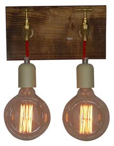 HL-079-2W HIKARI WALL LAMP BROWN RUSTY