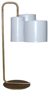 HL-3567-3T BRODY WHITE & OLD BRONZE TABLE LAMP