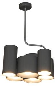 HL-3566-6P BRODY DARK GREY METALLIC PENDANT