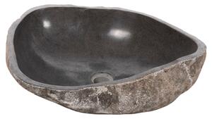 ΝΙΠΤΗΡΑΣ STONE SINK ΛΑΞΕΥΜΕΝΗ ΠΕΤΡΑ ΓΚΡΙ ΑΠΟΧΡΩΣΗ HM4193 55x44x16 εκ