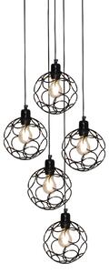 HL-3588-5 ALINE BLACK PENDANT