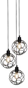 HL-3588-3 ALINE BLACK PENDANT