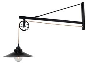 HL-5261 LIONEL BLACK WALL LAMP