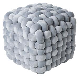 Πουφ (43x43x40) Das Home Stool line Γκρι