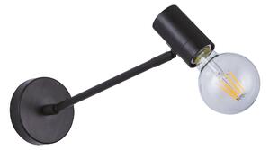 SE21-BL-22 ADEPT BLACK WALL LAMP B3