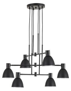 SE21-BL-100-MS2 ADEPT PENDANT Black Metal Pendant Black Metal Shade+