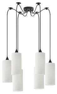 Se21-bl-4-bl6-gl3 Adept Tube Pendant White Glass+