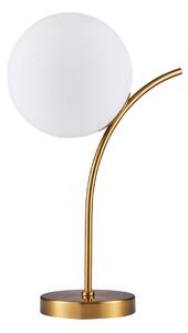 SE21-GM-25 SCEPTRE GOLD MATT TABLE LAMP OPAL GLASS Γ3