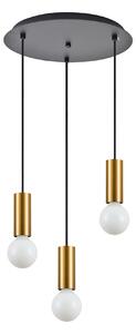 SE21-GM-4-3BL ADEPT TUBE Gold Matt Pendant+