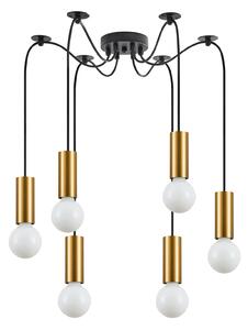 SE21-GM-4-BL6 ADEPT TUBE Gold Matt Pendant+