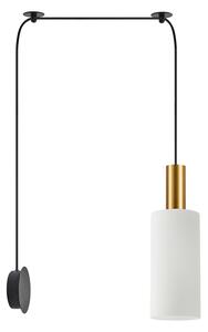 SE21-GM-4-NM1W-GL3 ADEPT TUBE Gold Matt Wall Lamp White Glass+