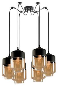 SE21-HN-18-30-BL6+ GABY Honey Glass Pendant+