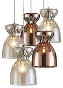 SE4314-05 DOMENICO PENDANT CONGAC-COPPER GLASS+