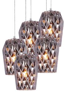 SE4288S-05 LUCA PENDANT SMOKE GLASS+