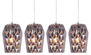 SE4288S-04 LUCA PENDANT SMOKE GLASS+