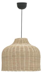 Φωτιστικό οροφής Ziquel Inart rattan σε φυσική απόχρωση Φ42x89εκ