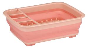 Πτυσσόμενο Στραγγιστήρι Πιάτων (38x29.5x12) Alpina Pink 871125225620