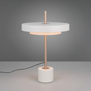 Trio Lighting Λάμπα LED Keaton, ανοιχτό γκρι, ύψος 45 cm, μέταλλο, CCT, ρυθμιζόμενος, Γκρι, Σαλόνι / τραπεζαρία, Μέταλλο