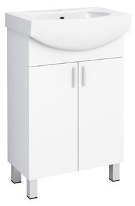 Ντουλάπι μπάνιου PVC με νιπτήρα ICP5535 + 4255