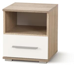 LIMA SN1, color: sonoma oak / white DIOMMI V-PL-LIMA-SN1-BIAŁY/SONOMA