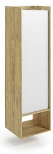 MOBIUS regal 1D color: hikora oak/white DIOMMI V-PL-MOBIUS-REGAŁ_1D-BIEL