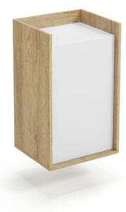 MOBIUS cabinet 1D color: hikora oak/white DIOMMI V-PL-MOBIUS-SZAFKA_1D-BIEL