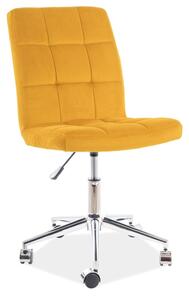 Q-020 VELVET CURRY BLUVEL 68 SIVEL CHAIR DIOMMI OBRQ020VCU