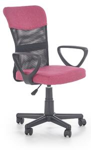 TIMMY o.chair, color: pink / black DIOMMI V-CH-TIMMY-FOT-RÓŻOWY