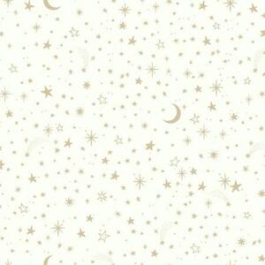 Αυτοκόλλητη Ταπετσαρία Twinkle Little Star Gold Peel KAL.RMK10850