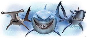 Αυτοκόλλητο Finding Nemo Sharks